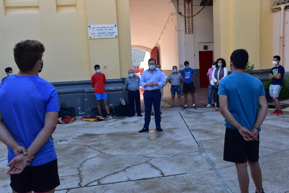 La Escuela Taurina de Albacete reanuda los entrenamientos presenciales