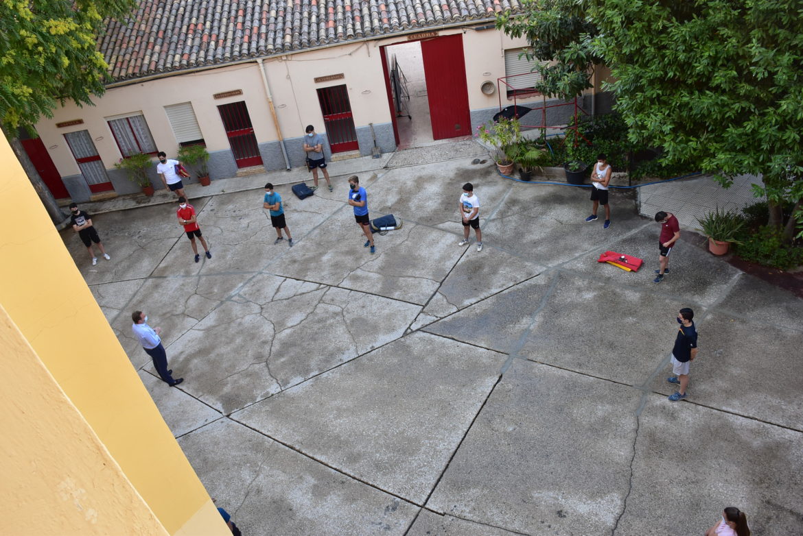 La Escuela Taurina de Albacete reanuda los entrenamientos presenciales