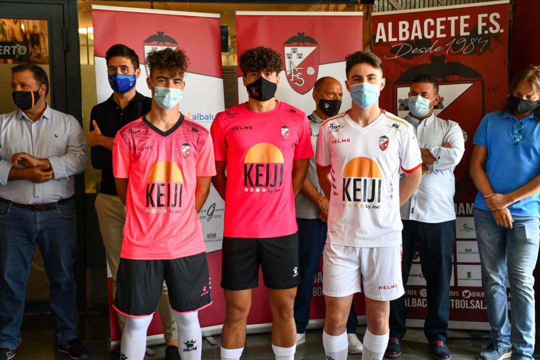 El Albacete FS presenta sus equipaciones para la temporada 2020/21