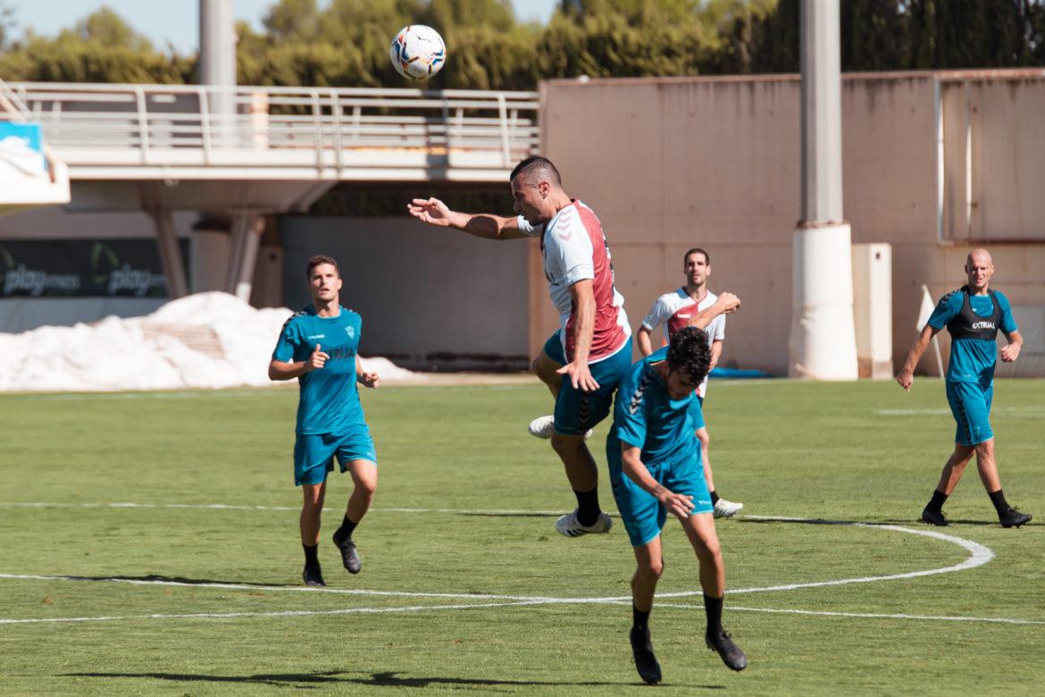 Galería de imágenes del entrenamiento del Albacete Balompié