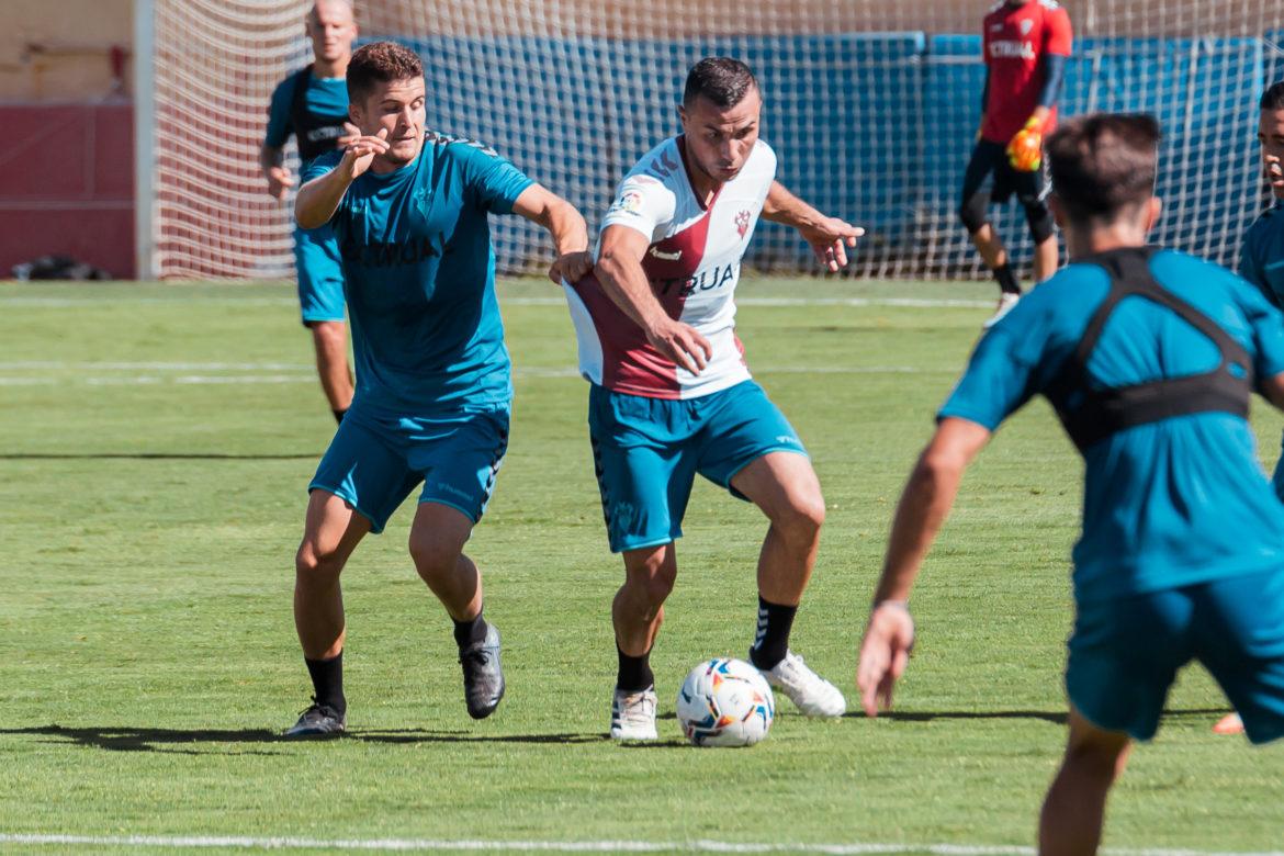 Galería de imágenes del entrenamiento del Albacete Balompié