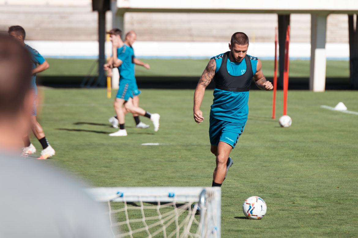 El entrenamiento de hoy del Albacete Balompié en imágenes