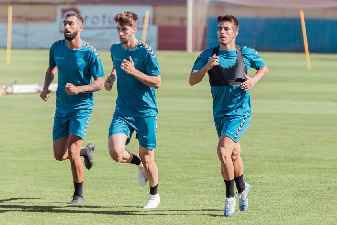 El entrenamiento de hoy del Albacete Balompié en imágenes