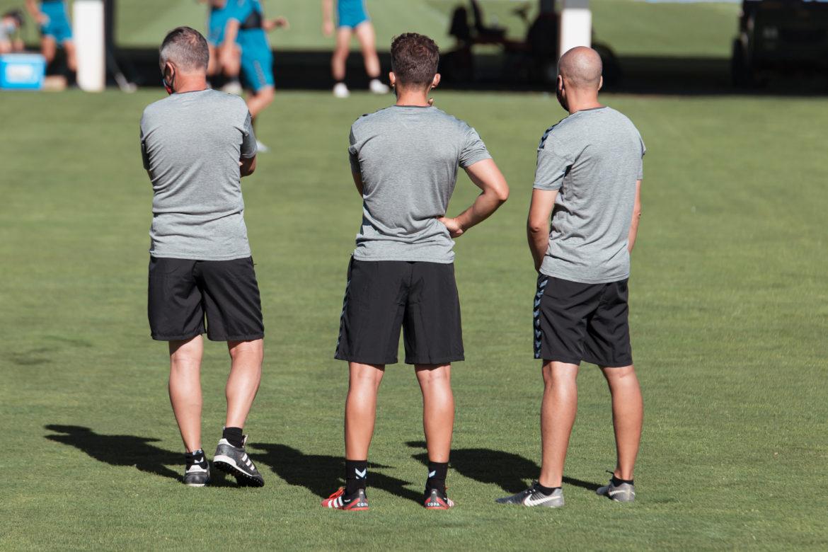 El entrenamiento de hoy del Albacete Balompié en imágenes