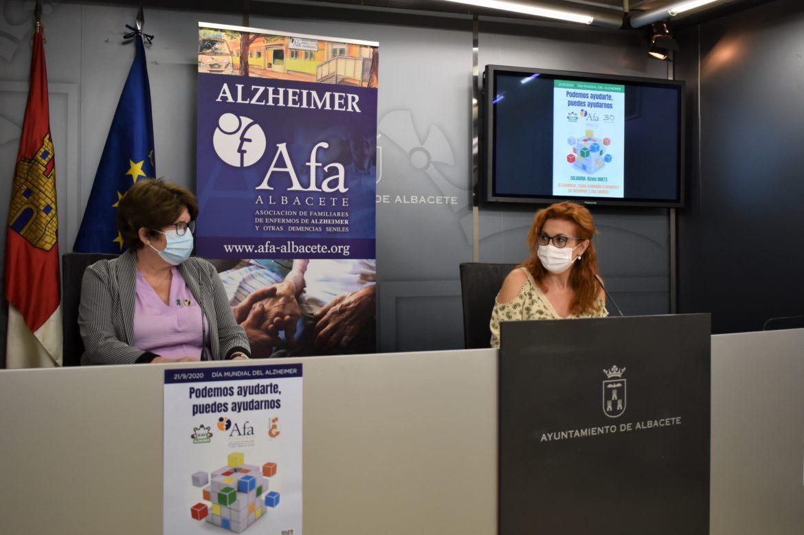 El Ayuntamiento apoya a AFA para sensibilizar a la sociedad sobre el alzheimer y prevenir su aparición
