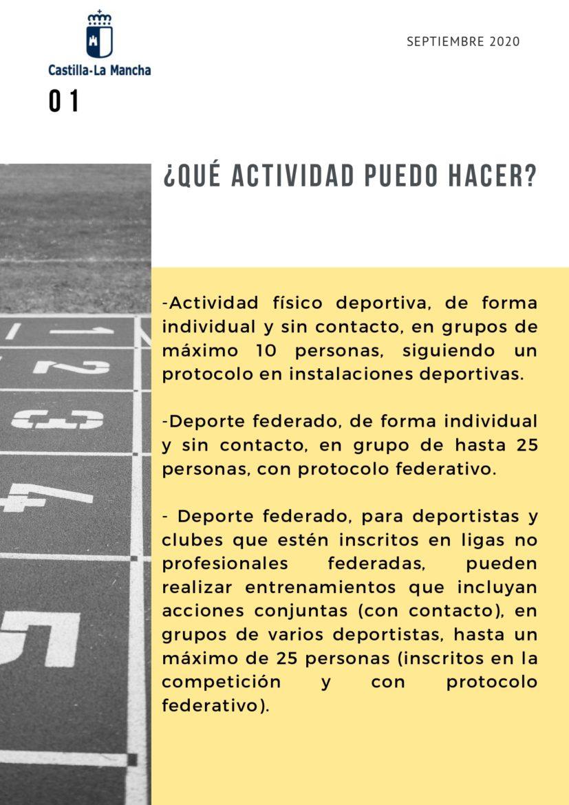 Las preguntas frecuentes sobre deporte y Covid-19