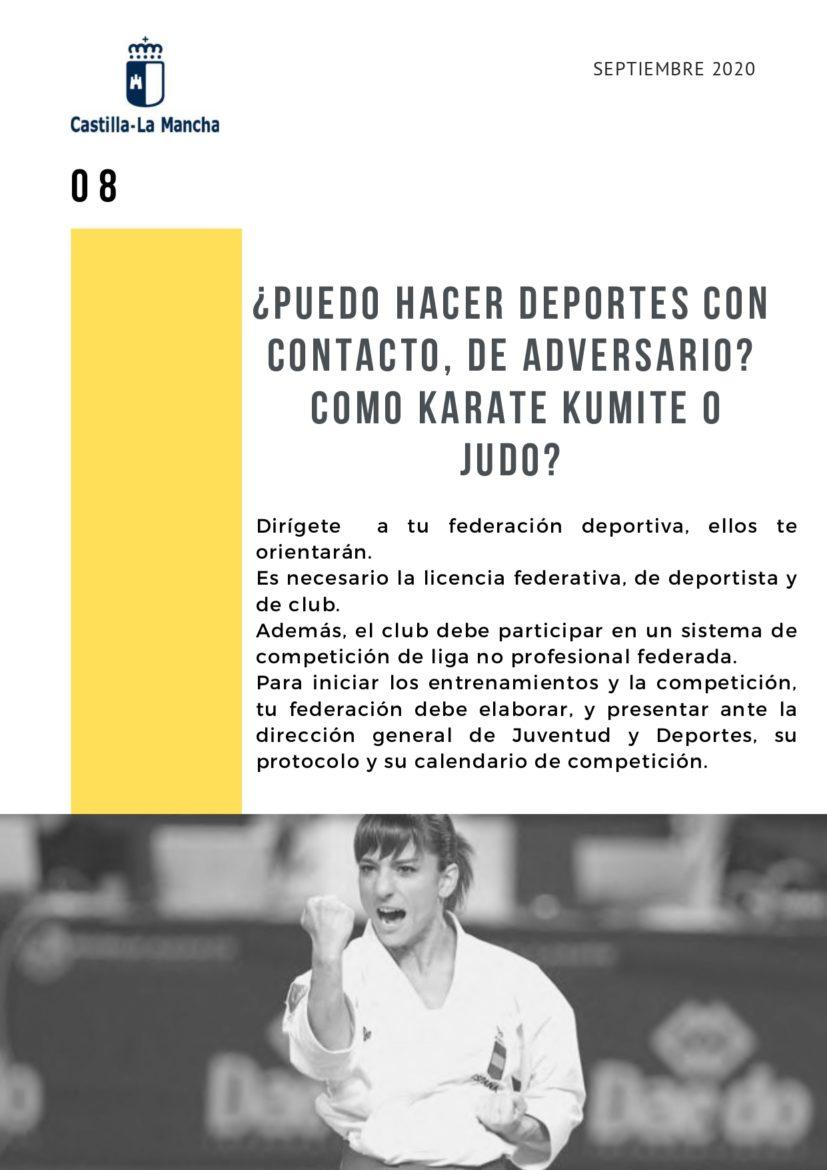 Las preguntas frecuentes sobre deporte y Covid-19