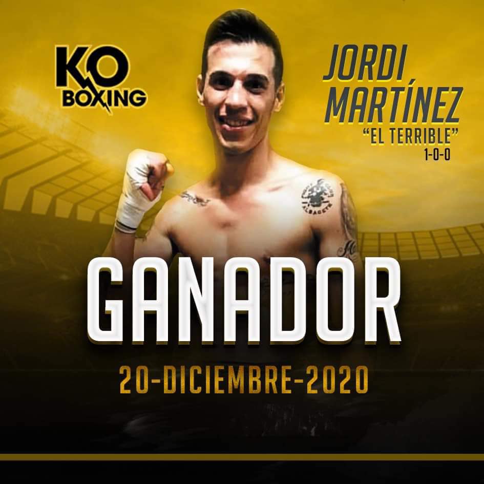 Jordi Martínez comienza en el boxeo profesional con victoria
