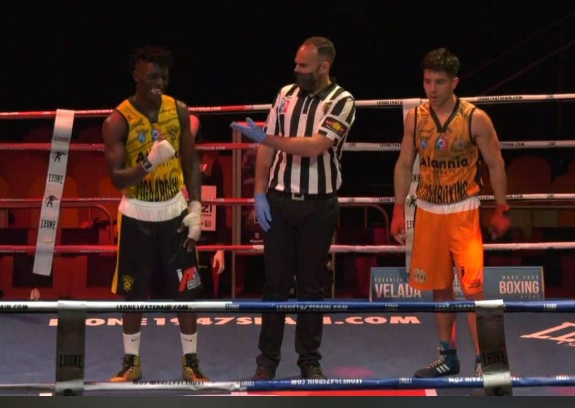 Boxeo: Elvis Sangou vence a los puntos en la Liga Nacional