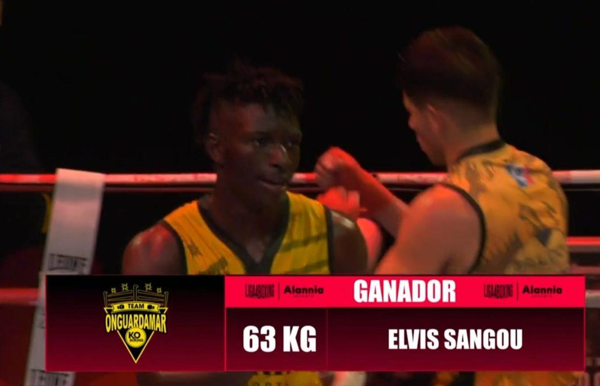 Boxeo: Elvis Sangou vence a los puntos en la Liga Nacional