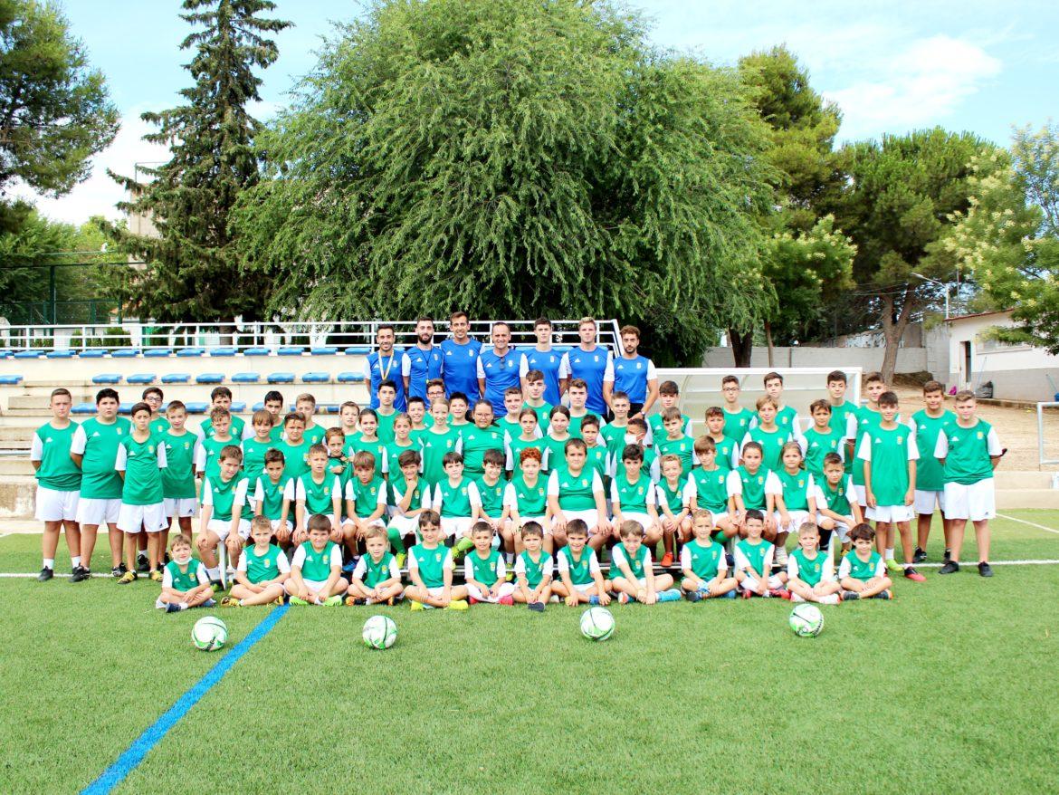 Éxito de participación en el I Campus de Fútbol de Valdeganga.