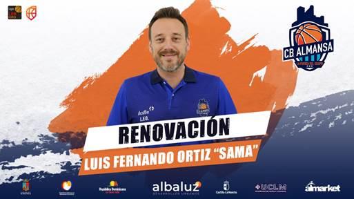 Luis Fernando  Ortiz continua como entrenador ayudante en el CB Almansa