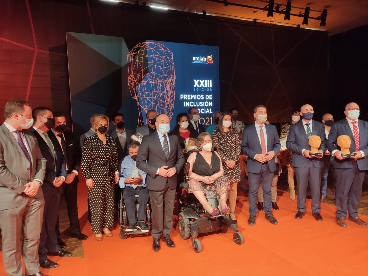 Se entregaron los galardones de la XXIII edición de los premios de inclusión social de AMIAB