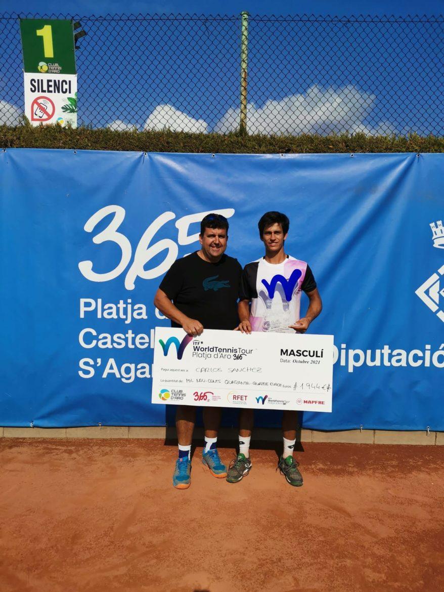 Carlos Sánchez Jover gana el ITF M15 Platja d´Aro 365 y será top 500 ATP