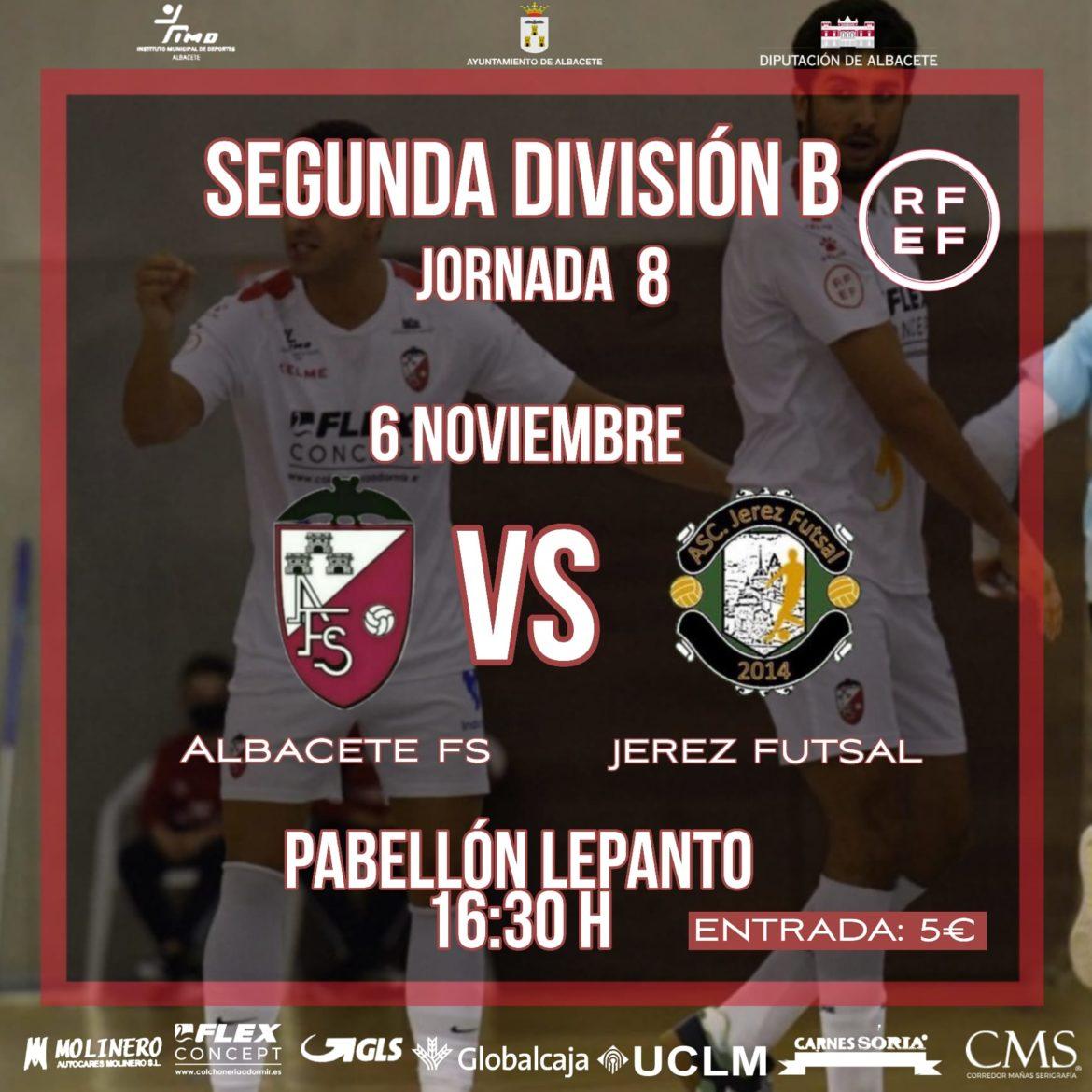 Previa | El Albacete FS recibe al Jerez Futsal en búsqueda de su primera victoria como local
