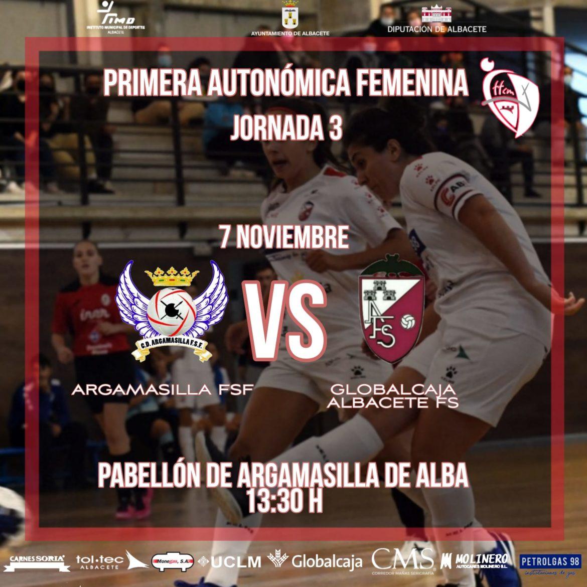 Previa | El Globalcaja Albacete FS visita Argamasilla en un duelo de aspirantes