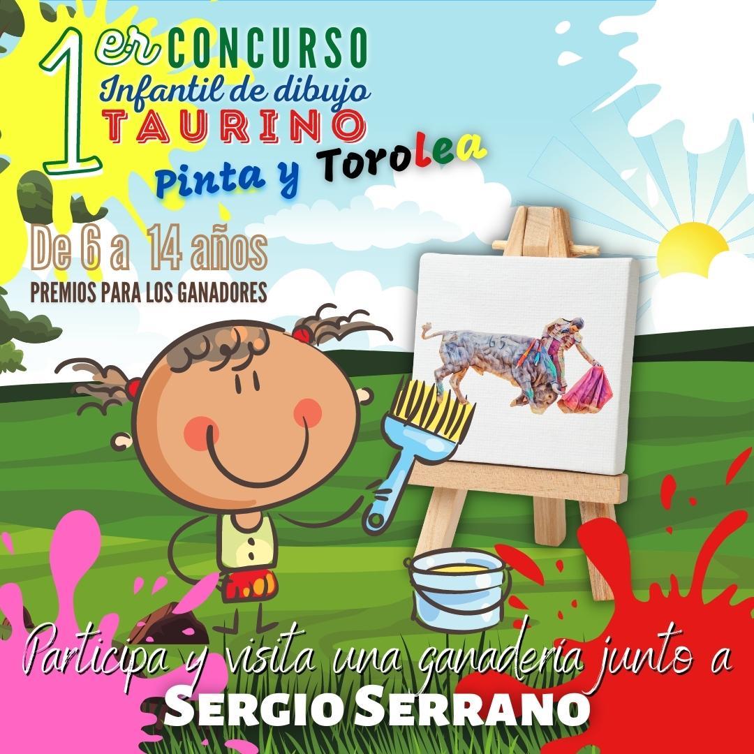 Sergio Serrano presenta "pinta y torolea" un concurso infantil de dibujo taurino