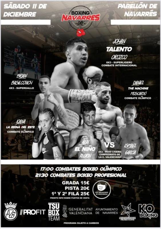 Cuatro boxeadores del Fight Club boxean mañana en Valencia