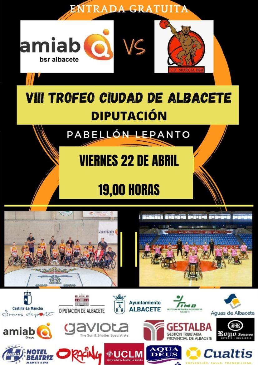 BSR Amiab Albacete y Murcia BSR disputarán el VIII Trofeo Ciudad de Albacete Diputación