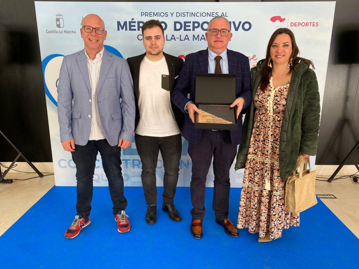 Radio Marca Albacete recibe la Placa al Mérito Deportivo de Castilla-La Mancha
