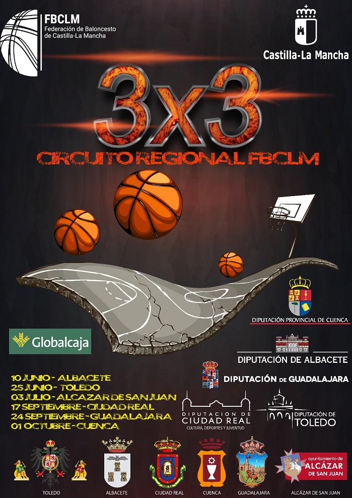 Llega a Albacete la I edición del Circuito Regional FBCLM de baloncesto 3x3