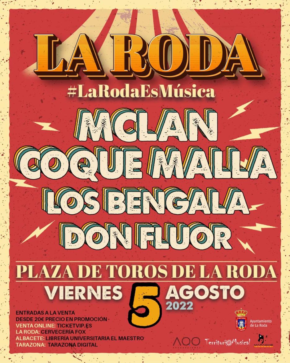 Coque Malla, MClan, Los Bengala y Don Fluor en La Roda