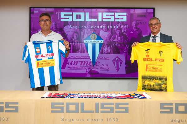 Fundación Soliss renueva patrocinio con el Formac Villarrubia CF