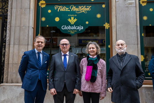 Globalcaja inaugura un Belén navideño cargado de valor social y que mantiene viva una tradición iniciada hace 35 años