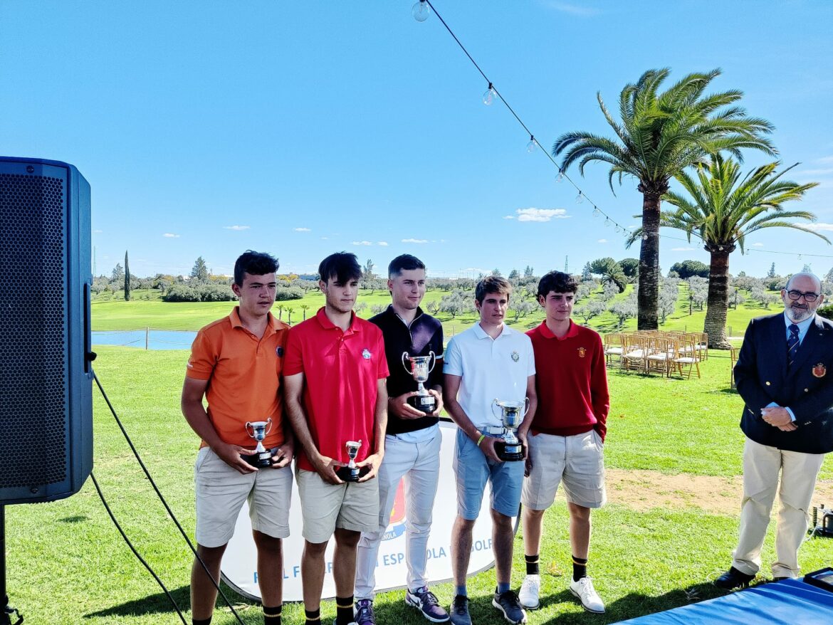 Golf | Nuevo éxito de Curro Martínez en los campeonatos de España de la categoría