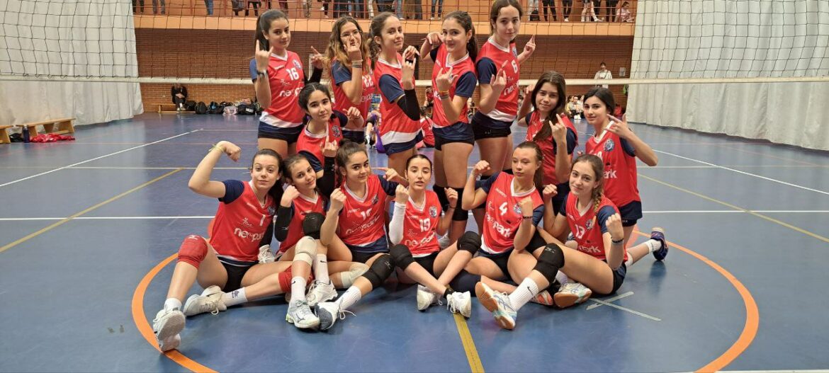 El Infantil femenino del Club Voleibol Albacete se clasifica para Final Four del Campeonato Regional de Voleibol Femenino de Deporte en Edad Escolar