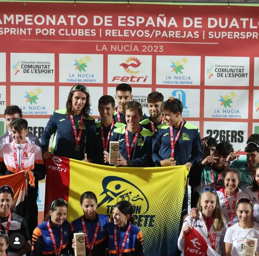 El Club Triatlón Albacete masculino asciende a Primera nacional de Duatlón