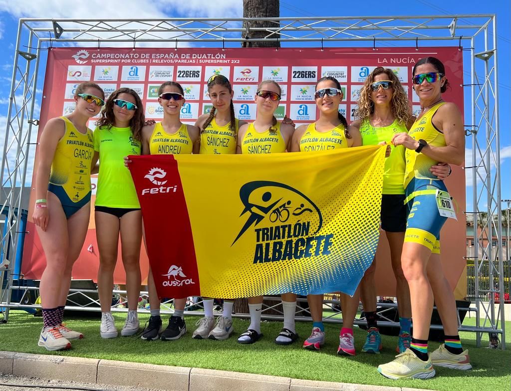 El Club Triatlón Albacete masculino asciende a Primera nacional de Duatlón