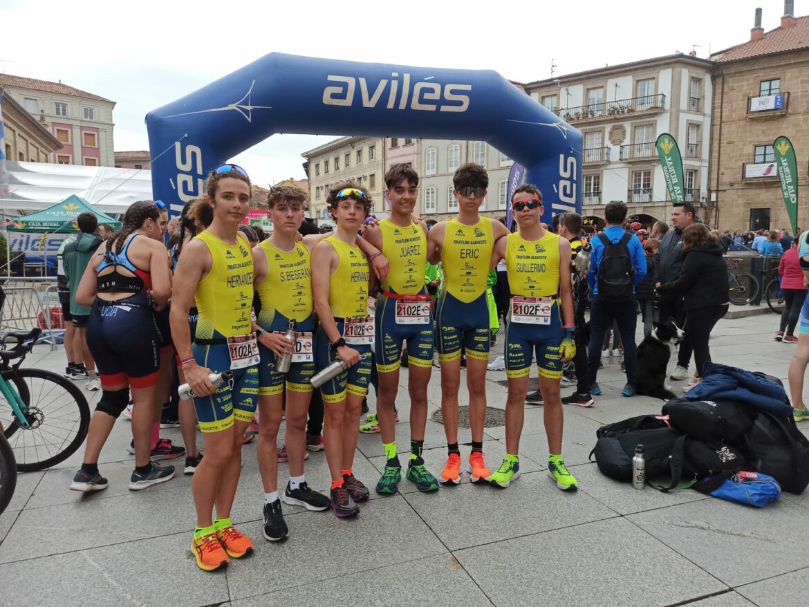 Espectacular el Club Triatlón Albacete en Avilés