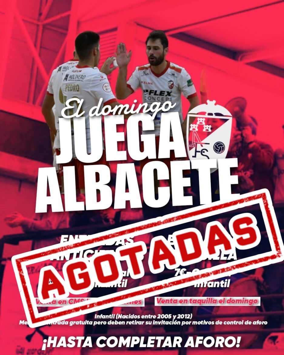 Entradas agotadas para el Albacete FS-Cáceres