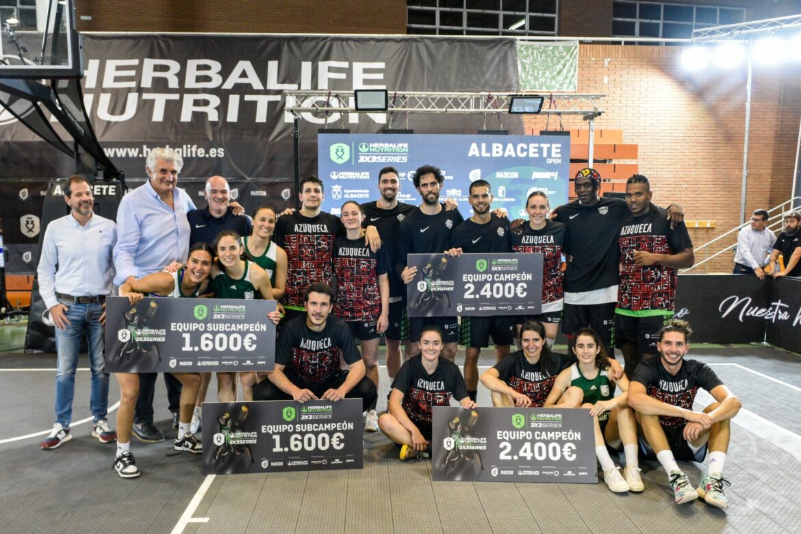 Bàsquet Girona y Azuqueca 3x3 se llevan el primer título del Herbalife 3x3 Series 2023 en Albacete