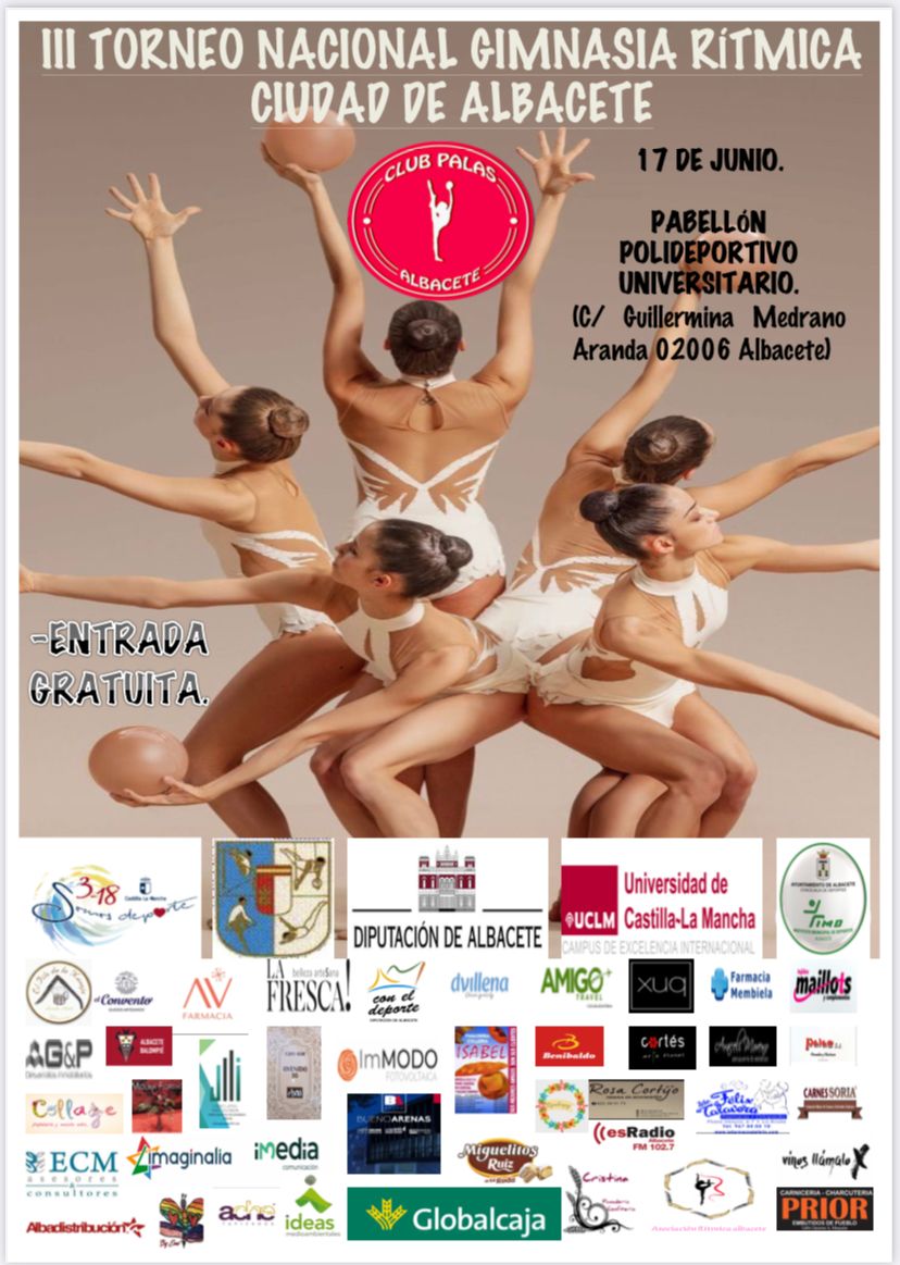 El Club Palas de gimnasia rítmica celebra III Torneo Nacional gimnasia rítmica ciudad Albacete