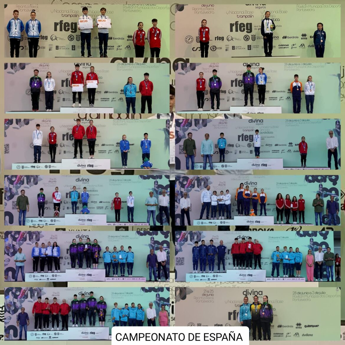 Gimnasia Trampolín | Éxito de los clubes albaceteños en el Campeonato Nacional Base y el Campeonato de España individual y clubes