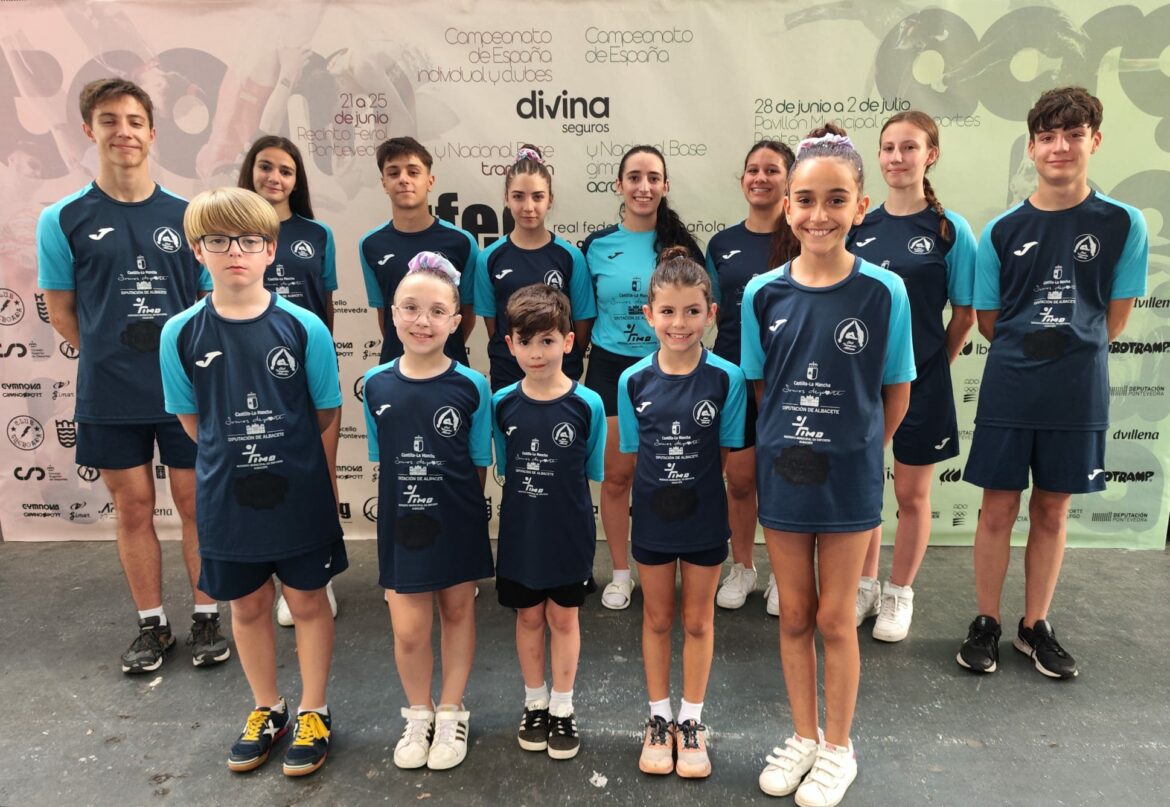 Gimnasia Trampolín | Éxito de los clubes albaceteños en el Campeonato Nacional Base y el Campeonato de España individual y clubes