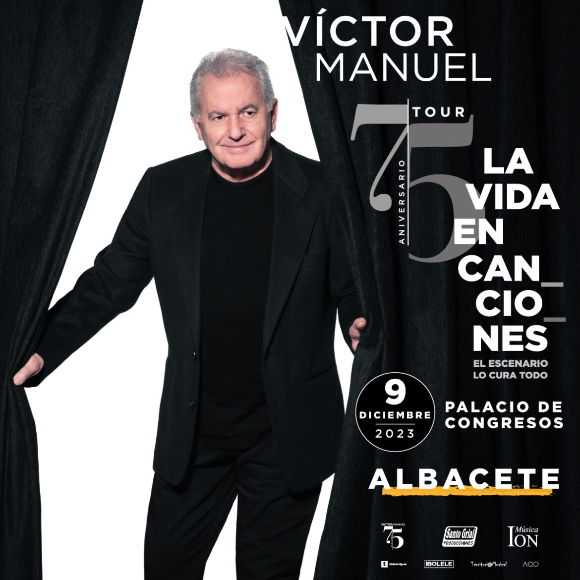 Víctor Manuel, con su tour “La Vida En Canciones. El escenario lo cura todo”, en Albacete