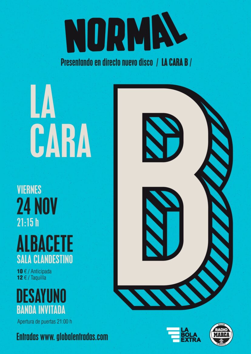 Normal presenta su nuevo trabajo "La Cara B" en la Sala Clandestino de Albacete