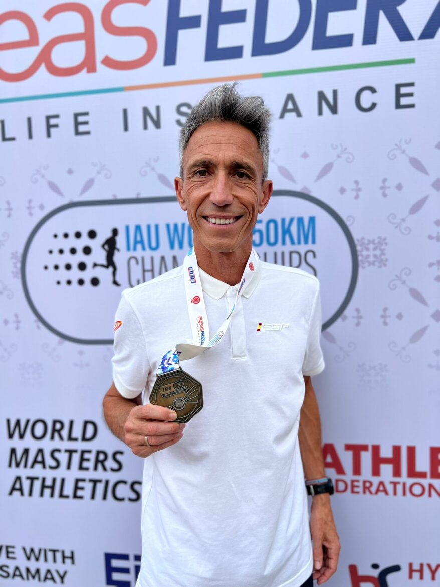 Seve Felipe se proclama Campeón del Mundo máster 45 en 50 kms.