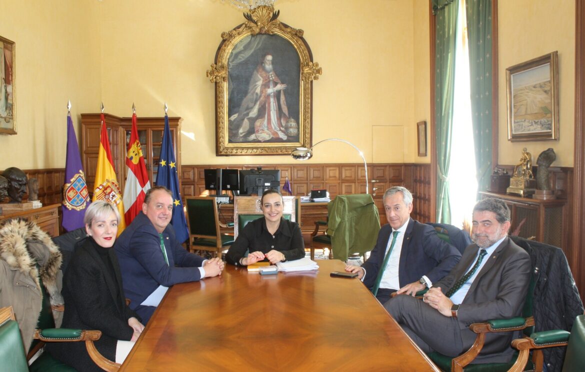 Eurocaja Rural y el Ayuntamiento de Palencia afianzan su relación y compromiso con la ciudad
