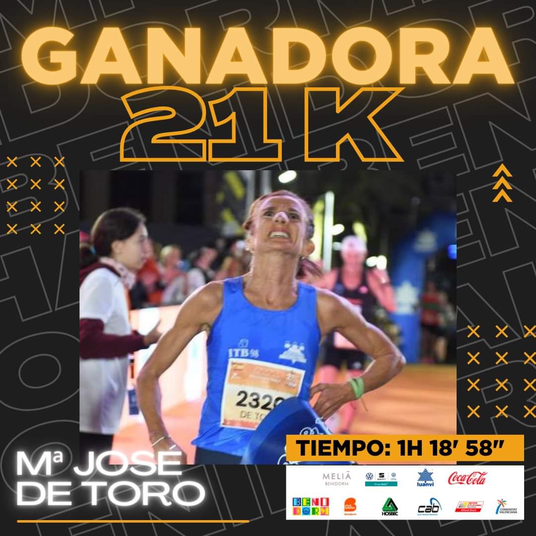 María José de Toro logra la victoria en la media maratón de Benidorm