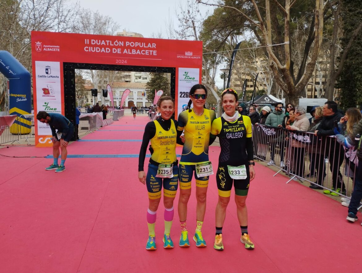 Jesús Narro y Laura Villar, campeones del II Duatlón Ciudad de Albacete