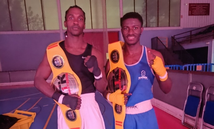 Boxeo | Cinturones para Gomis y Sangou del Fight Club Albacete