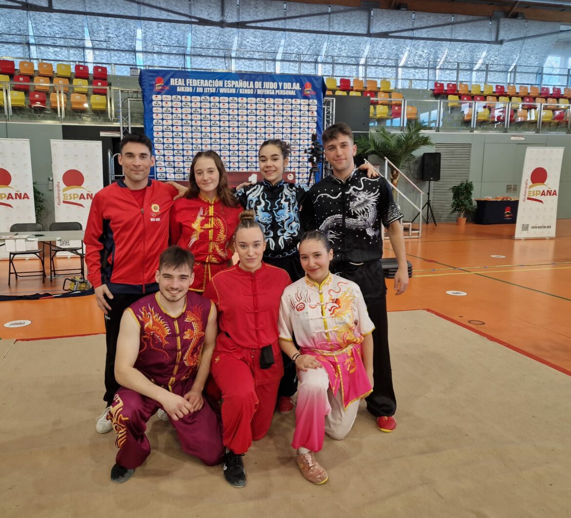 Albacete triunfa en el Wushu español de la mano del Club Wushu Dàxué