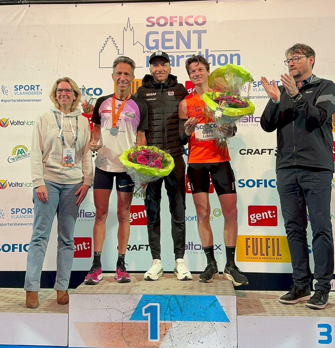 Seve Felipe, segundo en la media maratón de Gent