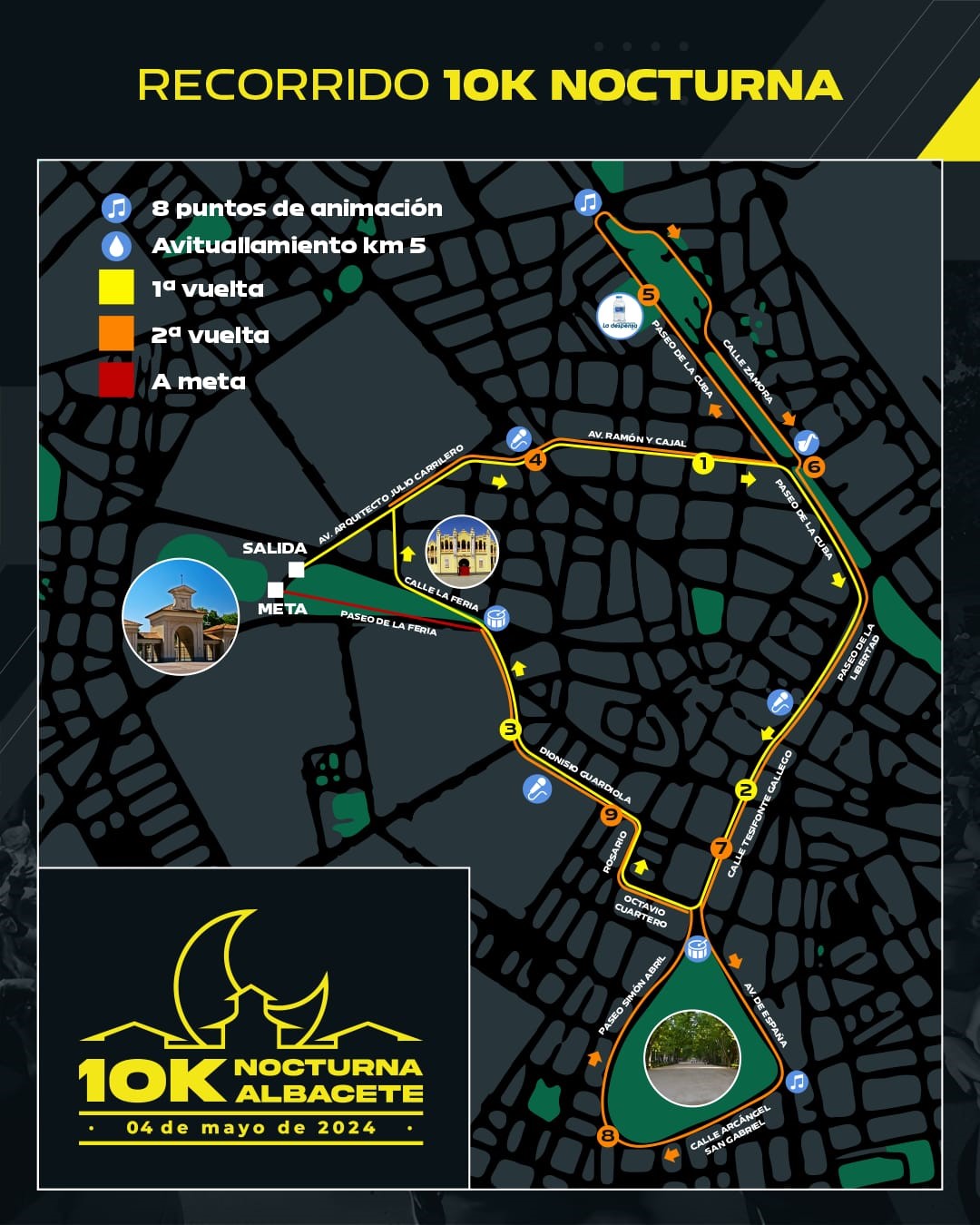 La 10K Nocturna De Albacete 2024 Incluye Como Novedad Un Circuito De la-10k-nocturna-de-albacete-2024-incluye-como-novedad-un-circuito-de
