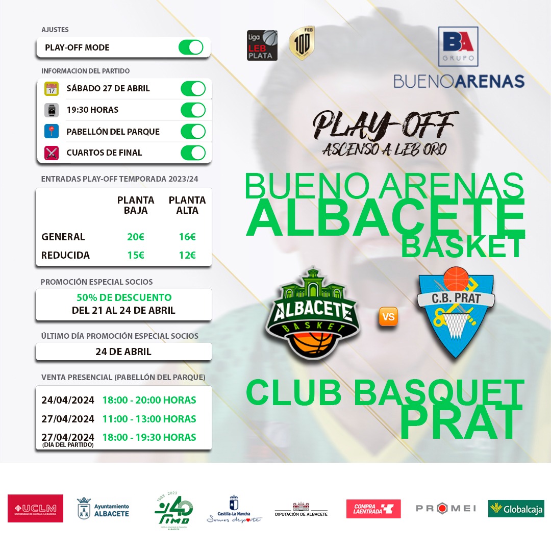 <strong>El Bueno Arenas Albacete Basket sigue en modo Play Off</strong>