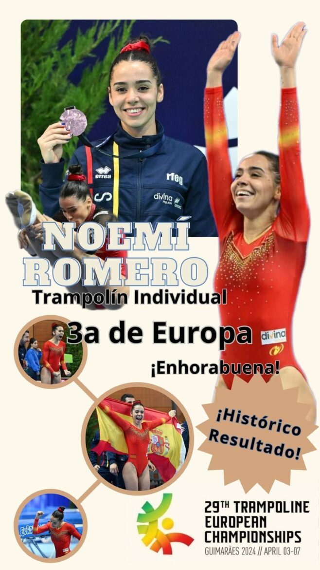 Noemí Romero logra un histórico bronce en el Europeo